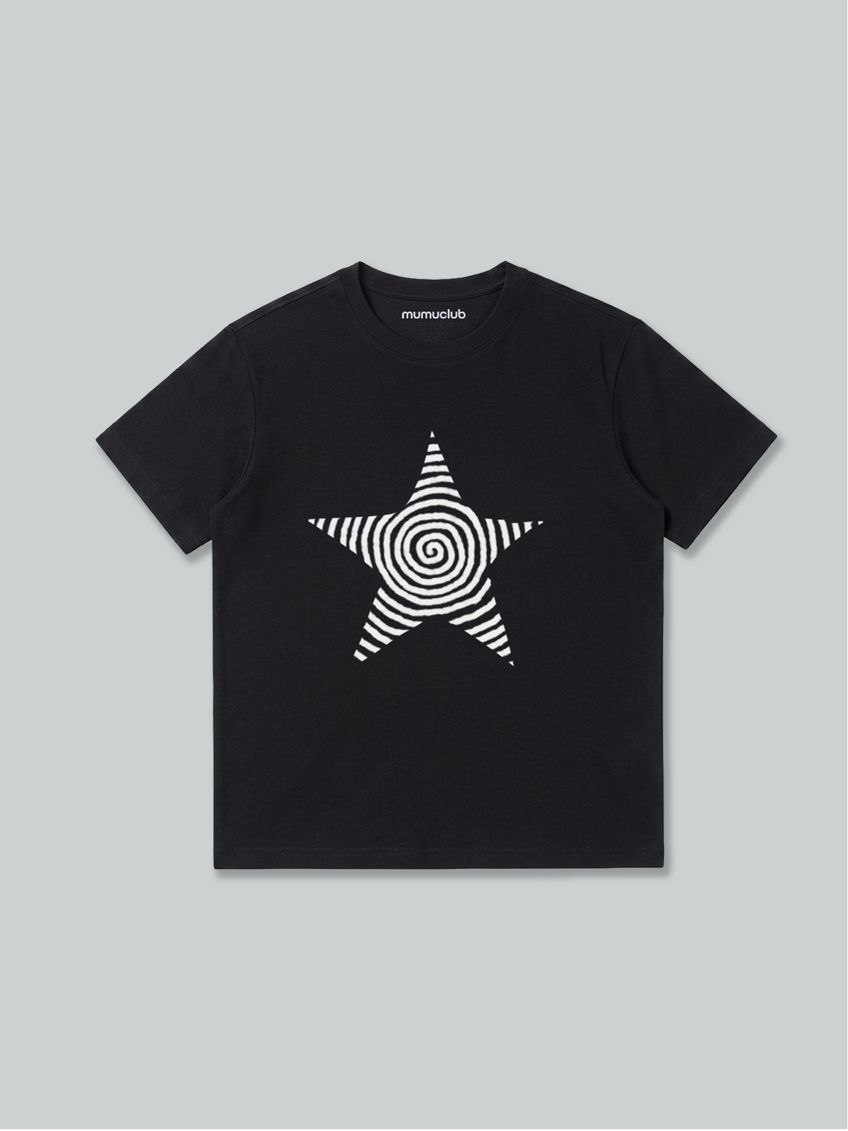 Star T-shirt（Short length Black）