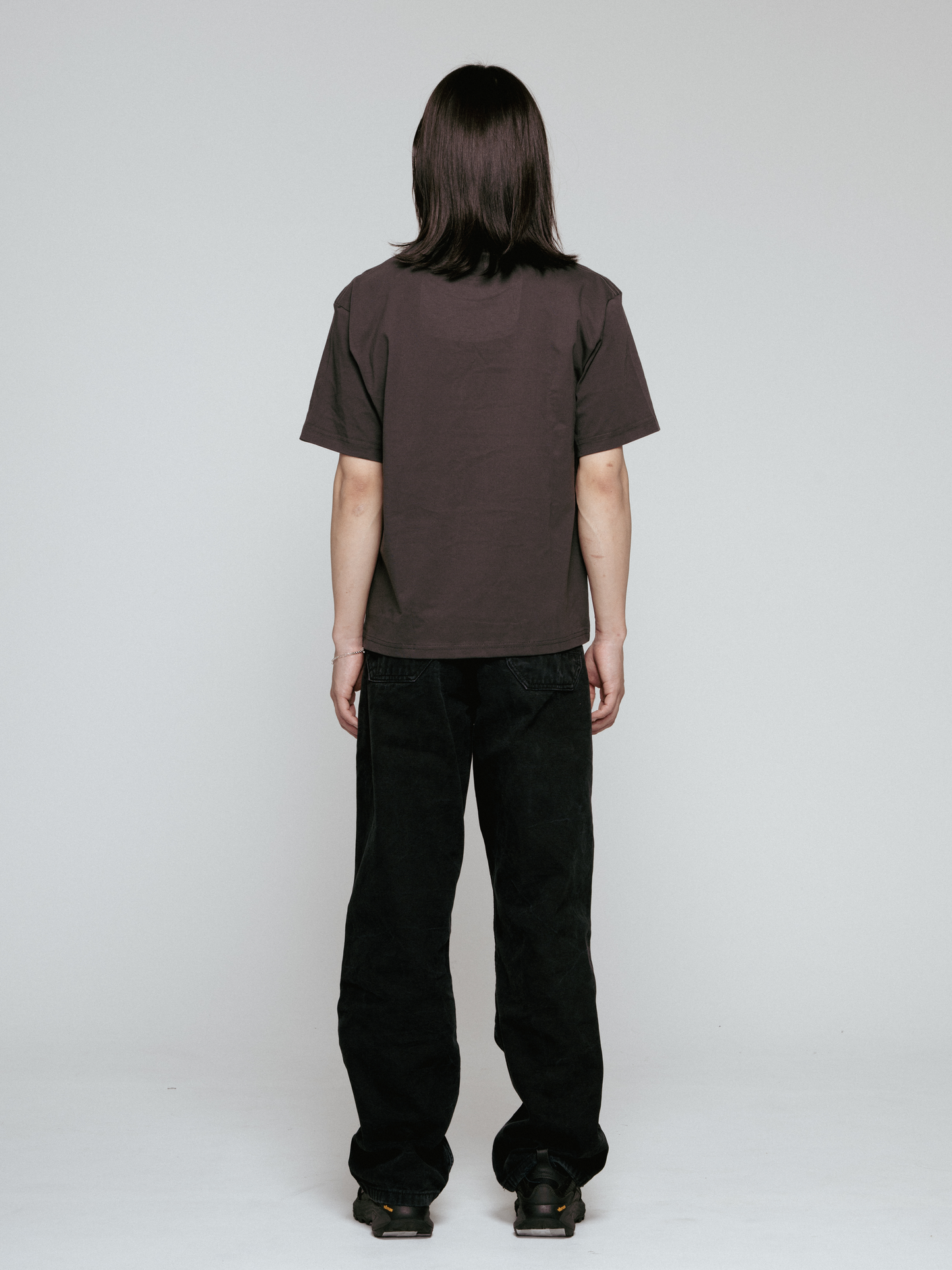 Star T-shirt（Short length Dark Grey）