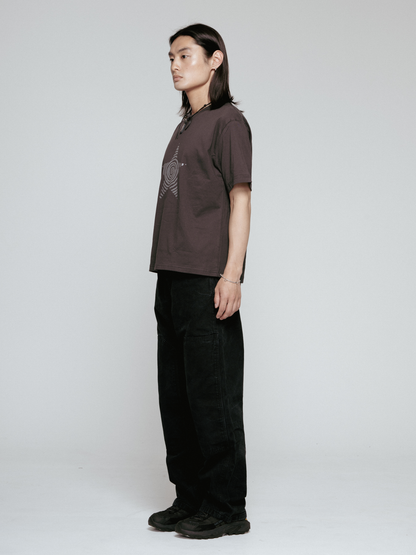 Star T-shirt（Short length Dark Grey）