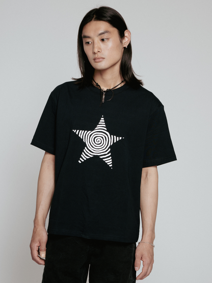 Star T-shirt（Short length Navy）