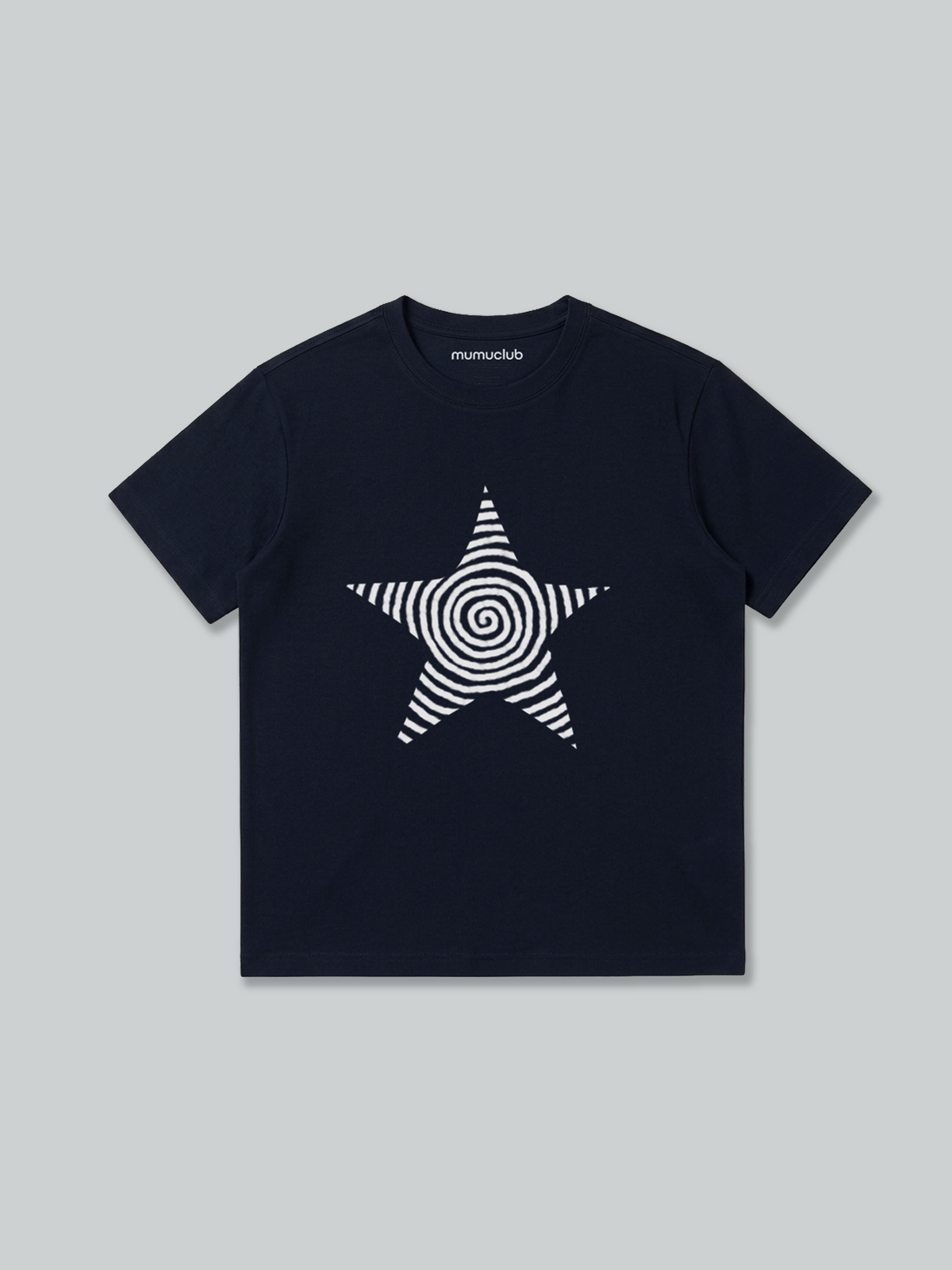 Star T-shirt（Short length Navy）