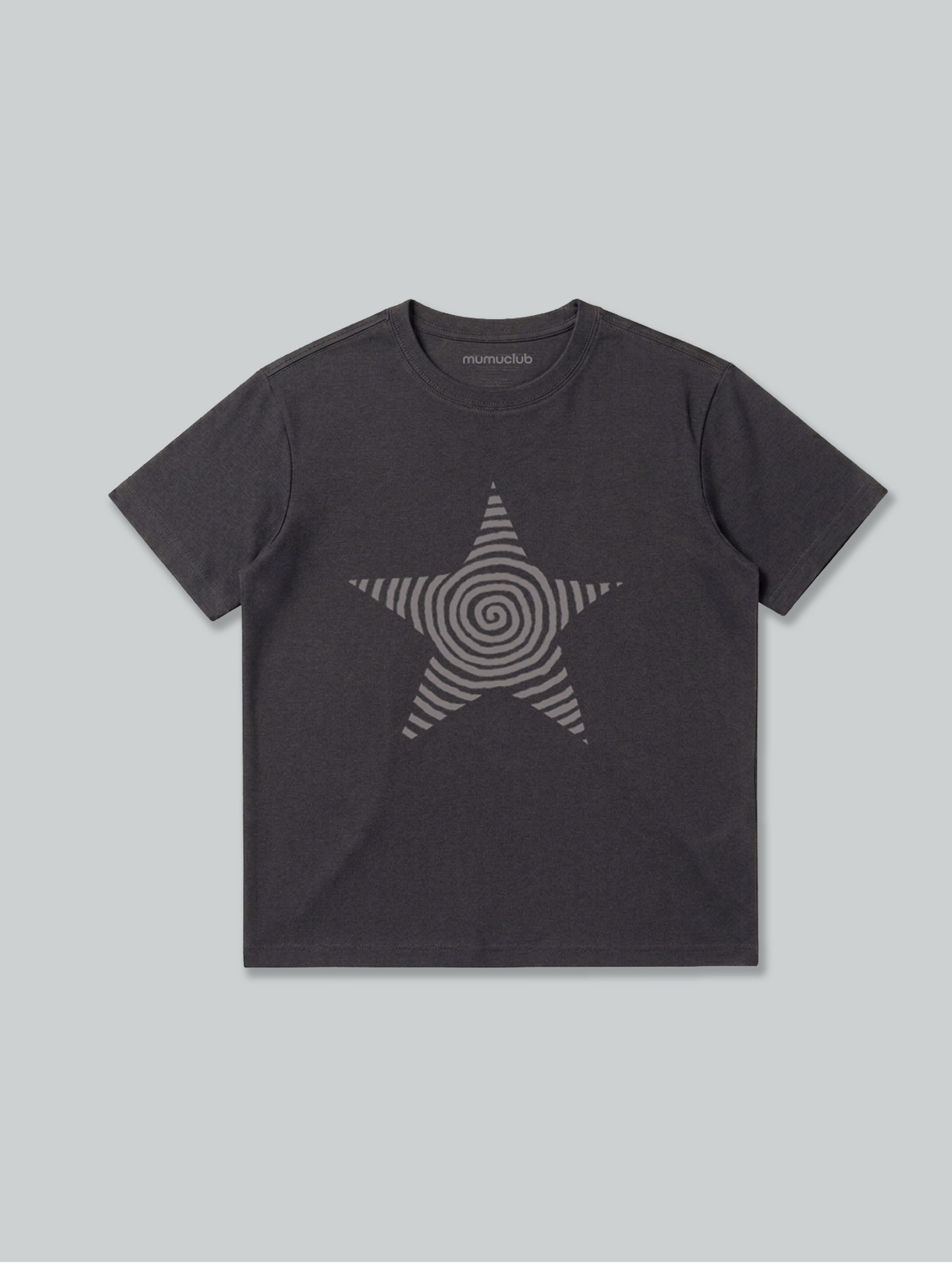 Star T-shirt（Short length Dark Grey）
