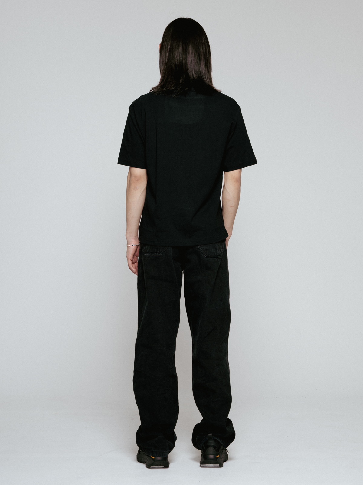 Star T-shirt（Short length Black）