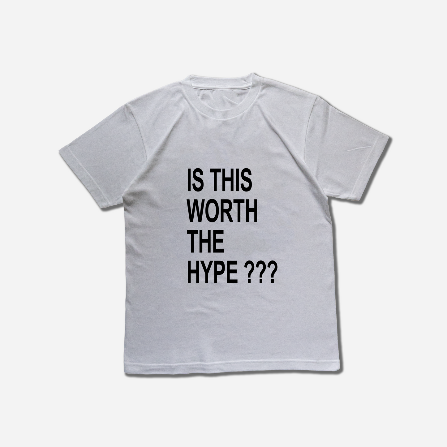 typographic tshirt