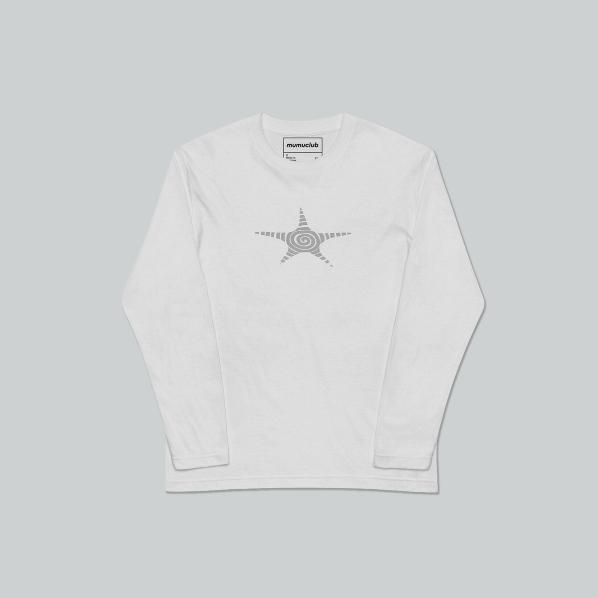WHITE STAR T-shirt (LS)